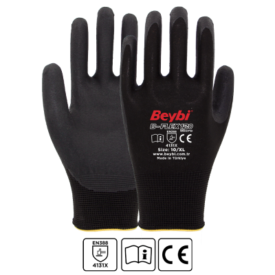 Beybi B-FLEX120 Micro Köpük Nitril Eldiven