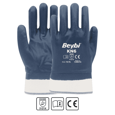 Beybi KN6 Pamuk Nitril Eldiven