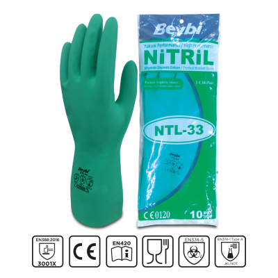 Beybi NTL33 Nitril İş Eldiveni