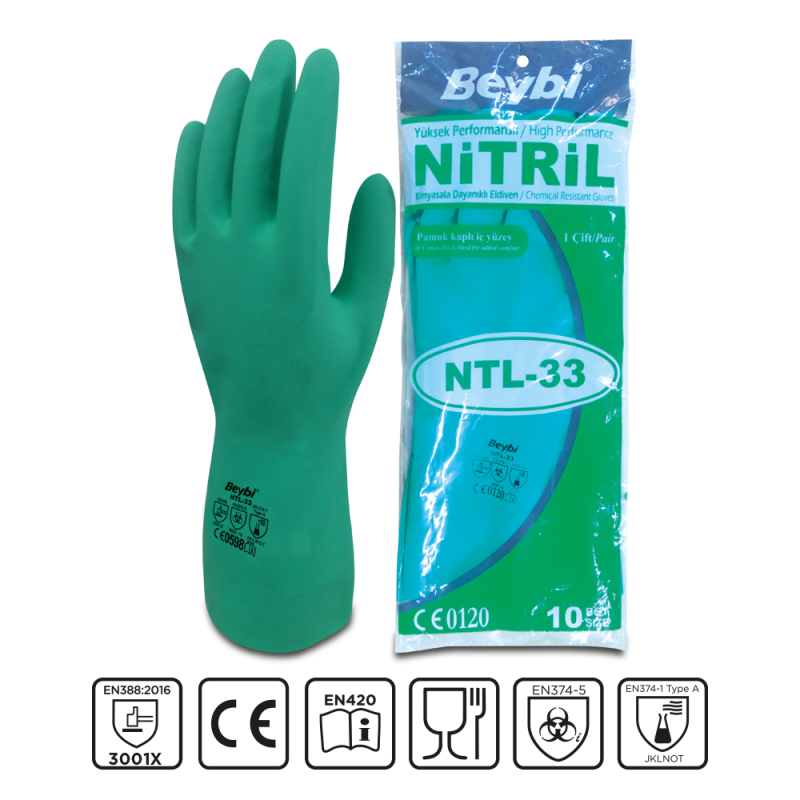 NTL33 Nitril İş Eldiveni