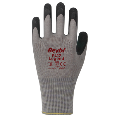 Beybi PL17 Legend Polyester Örme Lateks Eldiven